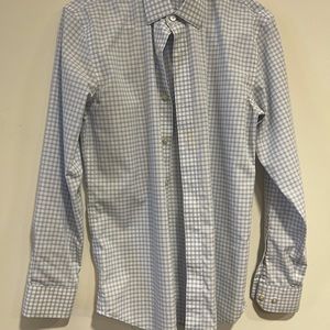 Light blue box print banana republic